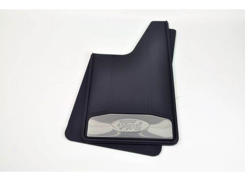 Ford Splash Guards - Heavy Duty Front Or Rear With Bright Insert