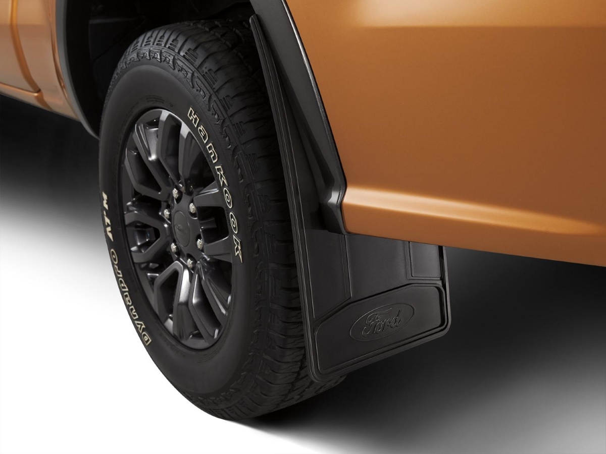 Ford Splash Guards Premium Flat Black With Ford Logo, CL3Z-16A550