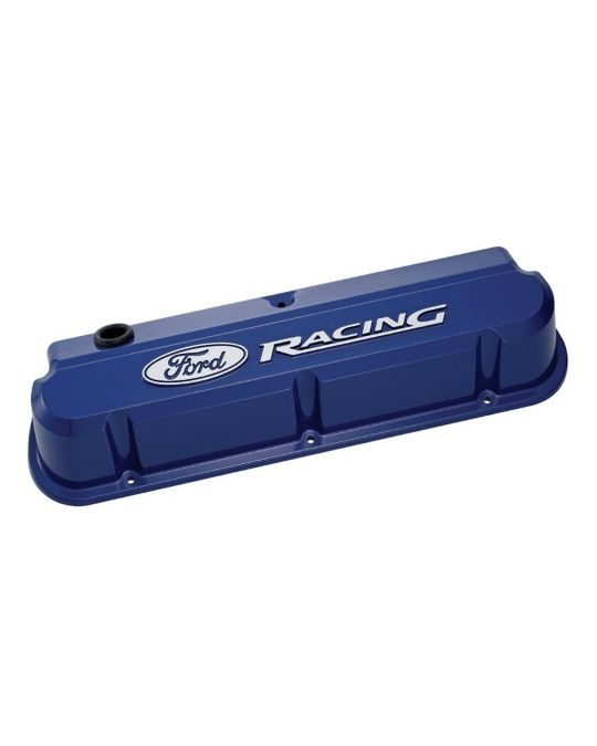Ford Racing Valve Cover - Slant Edge - Blue