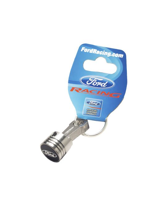 Ford Performance Piston And Rod Keychain With Ford Oval Logo