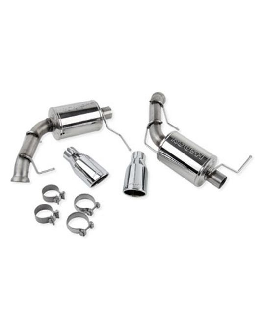 Roush Performance Mustang Exhaust Kit Dual Axle Back Enhanced Sound - Round Tip