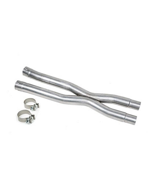 Roush Performance Mustang Exhaust Resonator Delete X-Pipe - 5.0L GT Coyote V8