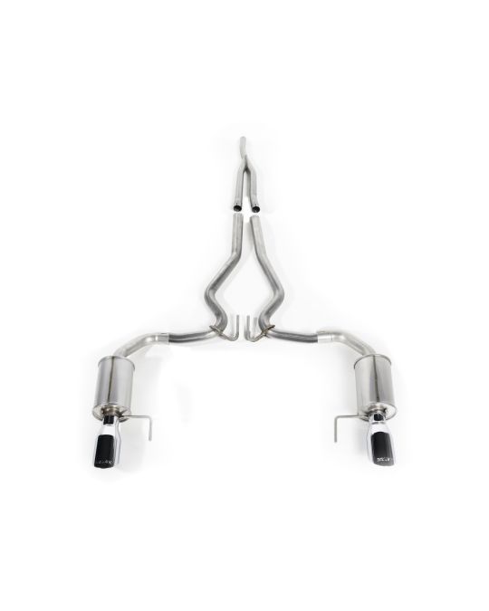Roush Performance 2.3L EcoBoost Cat-Back Exhaust Kit Non-Active With Chrome Exhaust Tips