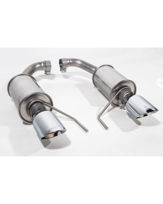 Roush Performance Axle Back Exhaust Kit For GT & EcoBoost Engine With Dual Chrome Exhaust Tips