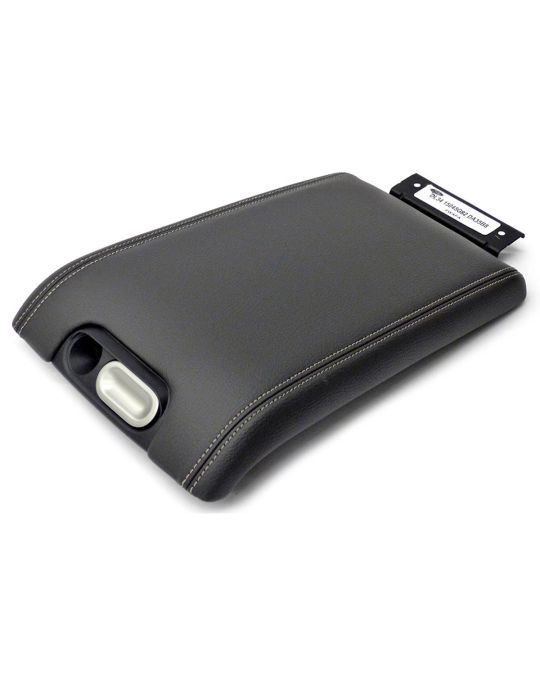 Ford Center Console Lid Black With Light Gray Stitching