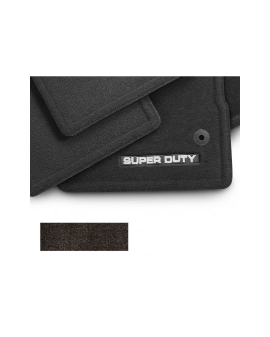Ford Floor Mats - Carpeted, Front and Rear, Super/Crew Cab w/o Subwoofer, Expresso