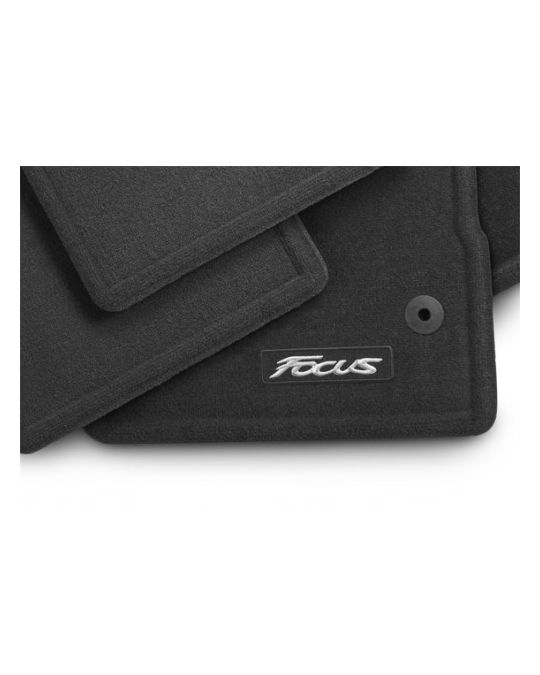 Ford Floor Mats - Carpeted, 4-Piece, Charcoal Black Front and Rear