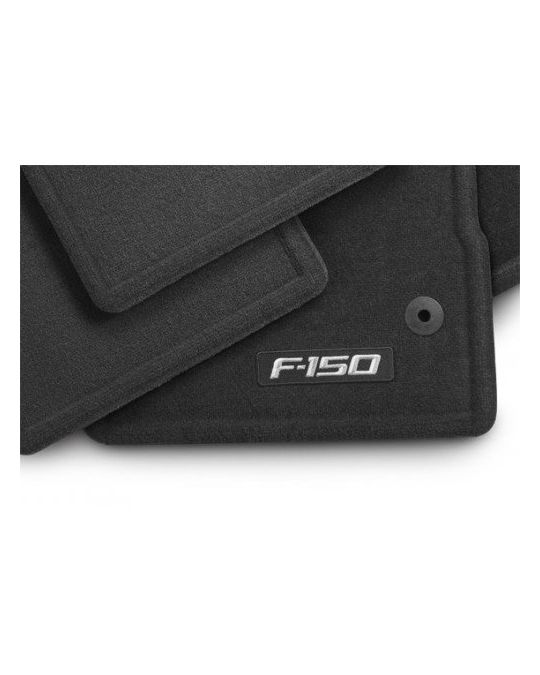 Ford Floor Mats - Carpeted, 1st and 2nd Row, Super Cab, Ebony