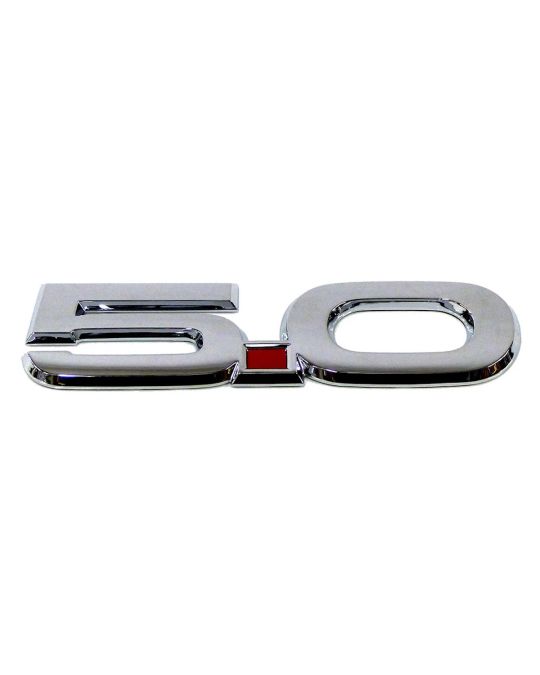 Ford Emblem 5.0 Chrome - Passenger's Side