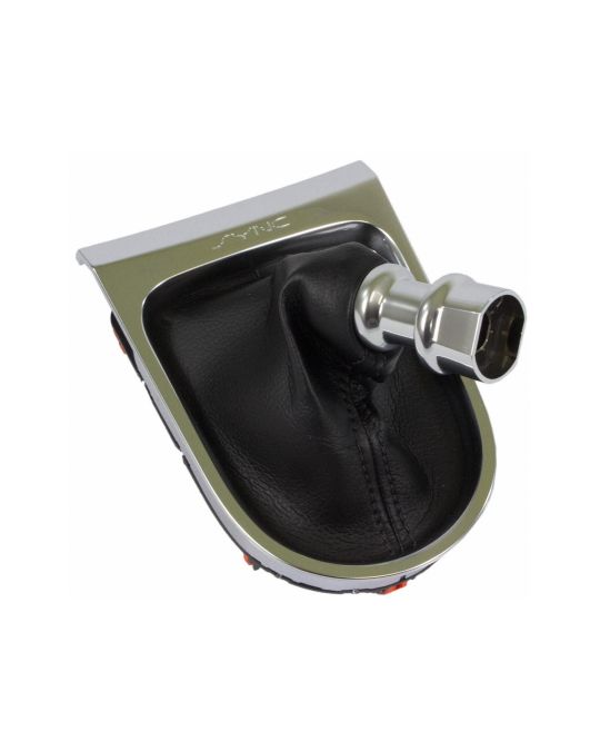 Ford Shift Boot Assembly For Manual Transmission Black Leather With Black Stitching