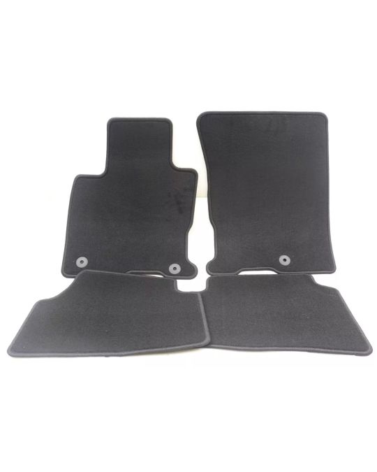 Ford Carpet Mats Kit Of Four For Front And Rear Rows Black Color
