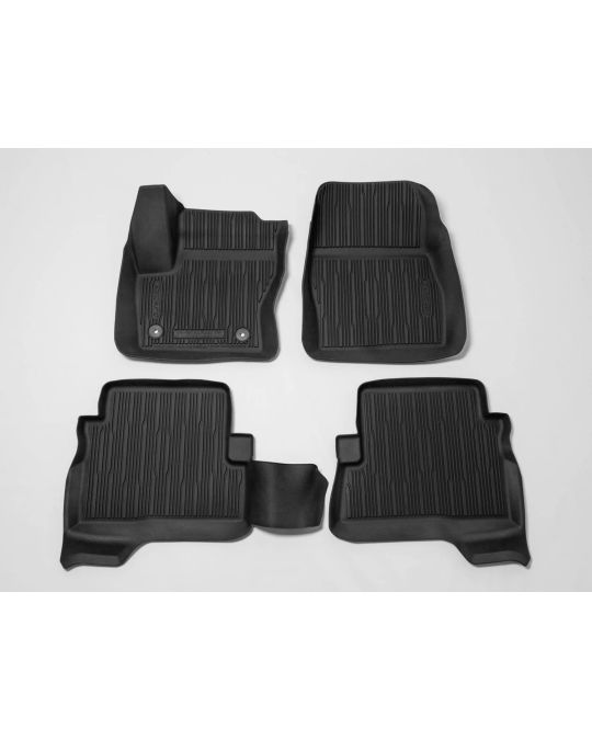Ford Tray Style Floor Liners 4 Piece Kit For Gas Engines