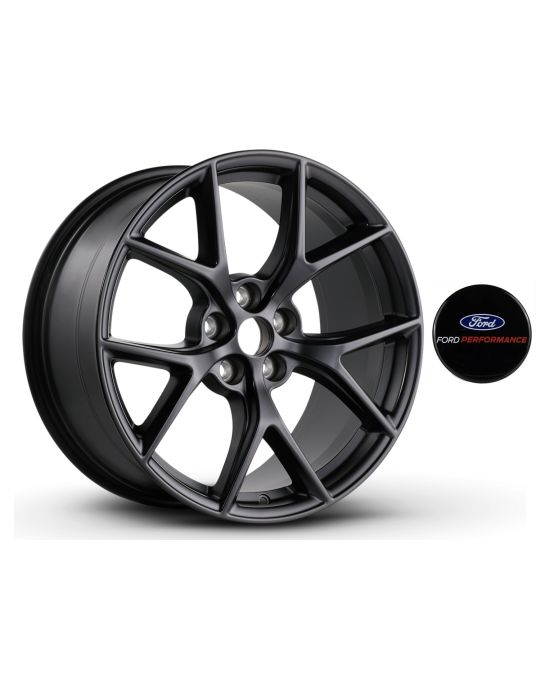 Ford Performance Wheel Front 19"x9.5" Wheel For GT And EcoBoost Models With Center Cap Matte Black