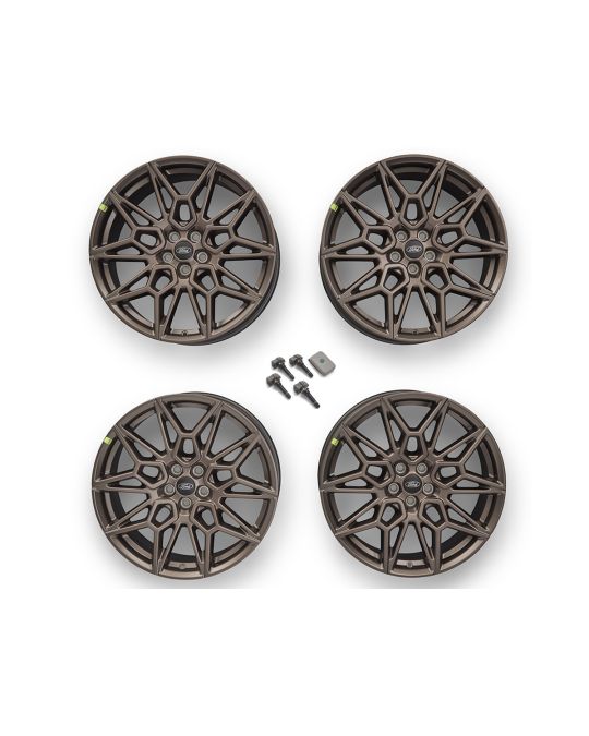 Ford Performance Kit Of Four 20x8 Inch Wheels Bronze Includes Center Caps And 433Mhz TPMS