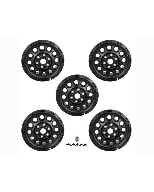 Ford Performance 17x8 Inch Wheel Kit Of Five Wheels Matte Black