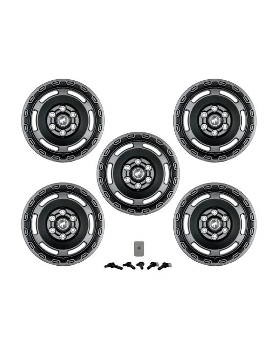 Ford Performance Everglades Wheel Set Of Five Carbonized Gray 17" x 8.5"