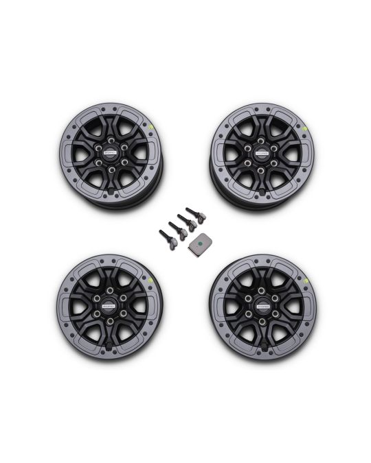 Ford Performance Wheels 17" x 8.5" Beadlock Capable Kit Of Four With TPMS And Center Caps