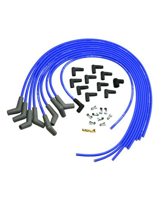Ford Racing Spark Plug Wire Set - Universal - 9MM - Blue
