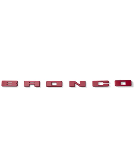 Ford Performance Red Bronco Grille Lettering
