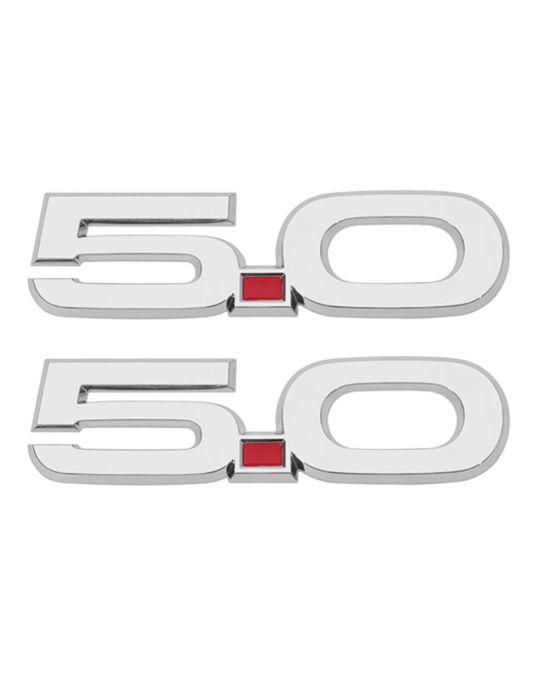 Ford Performance Emblem 5.0 Chrome