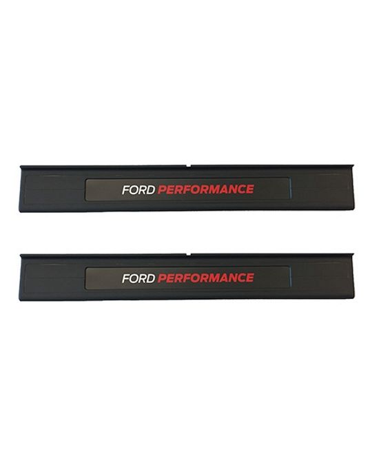 Ford Performance Door Sill Plates Black With Ford Performance Logo Kit Of Two