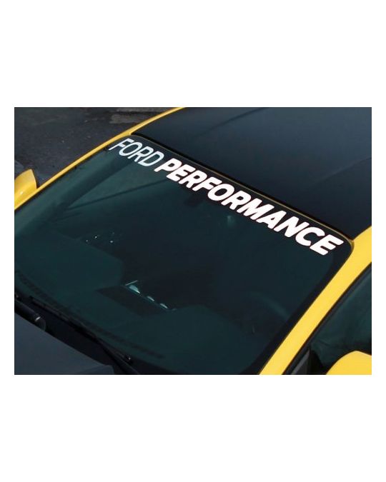 Ford Performance Windshield Banner White