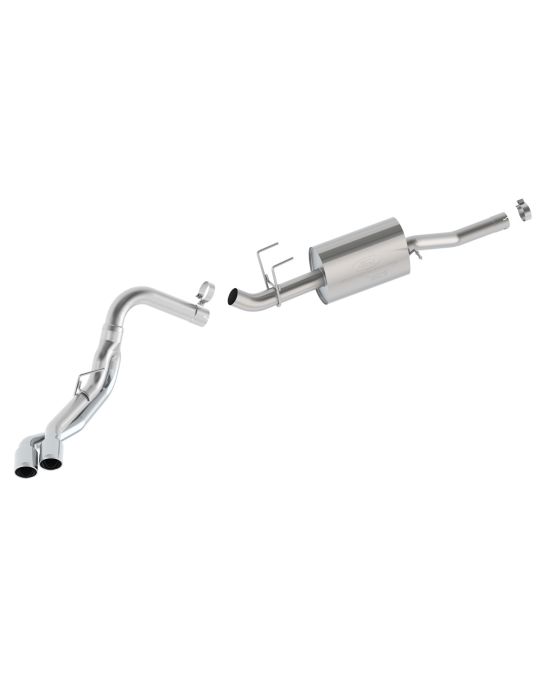 Ford Performance 7.3L Catback Sport Exhaust With Dual Side Exit Exhaust Tips Polished Chrome