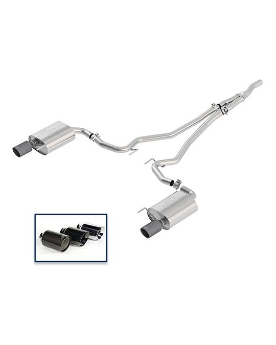 Ford Performance Exhaust System - 2.3L EcoBoost - Touring - Carbon Fiber