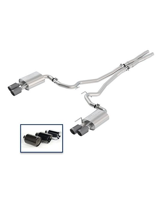Ford Performance Exhaust System - 5.0L GT - Extreme - Carbon Fiber