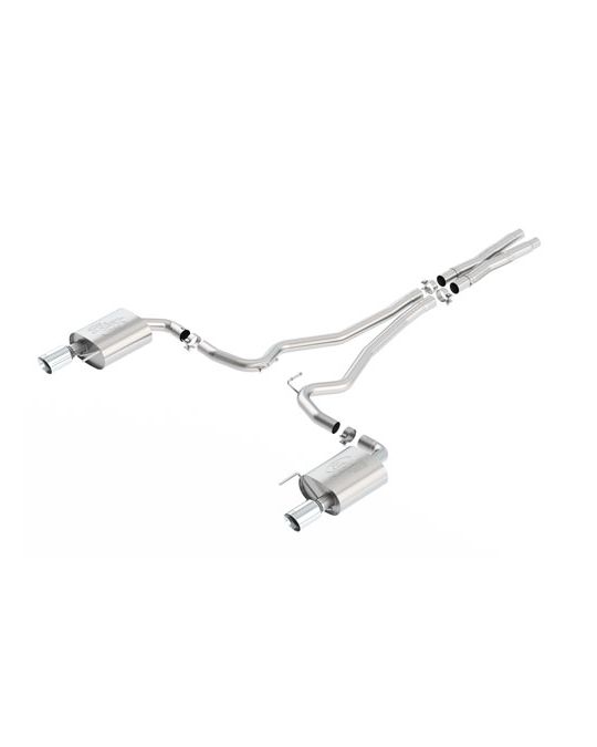 Ford Performance Exhaust System - 5.0L GT - Sport - Chrome