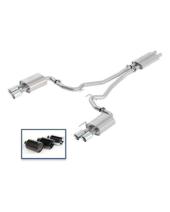 Ford Performance Exhaust System - 5.0L GT - Touring - Chrome