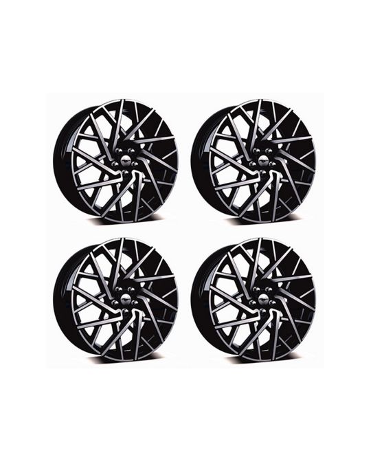 Ford Performance 20 Inch Machined Faced Aluminum Wheels Kit Of Four With TPMS And Center Caps