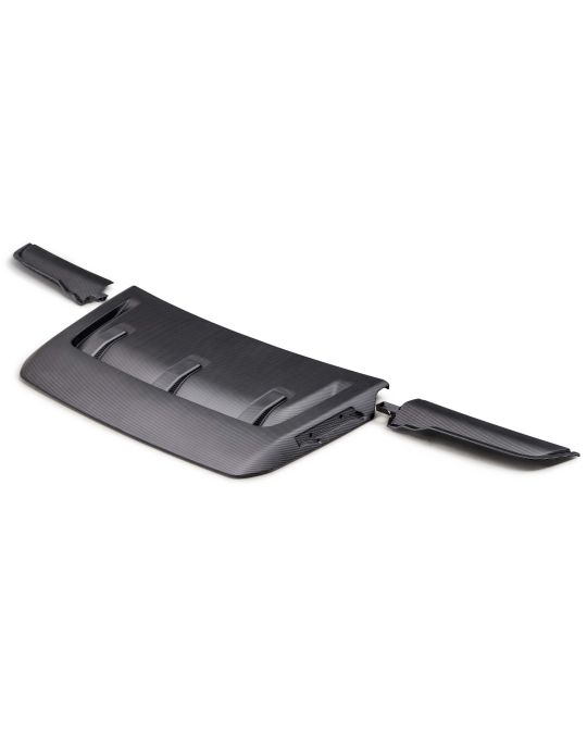 Ford Performance Carbon Fiber Hood Scoop Vent And Hood Trim In Matte Finish