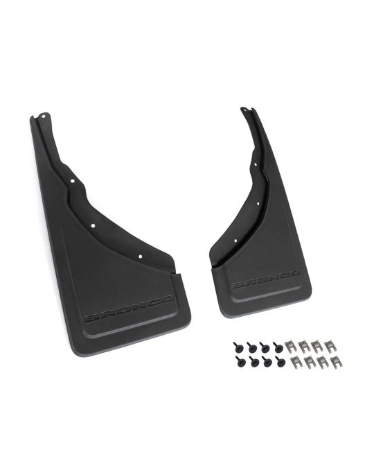 Ford Splash Guards Rear Molded With Bronco Logo
