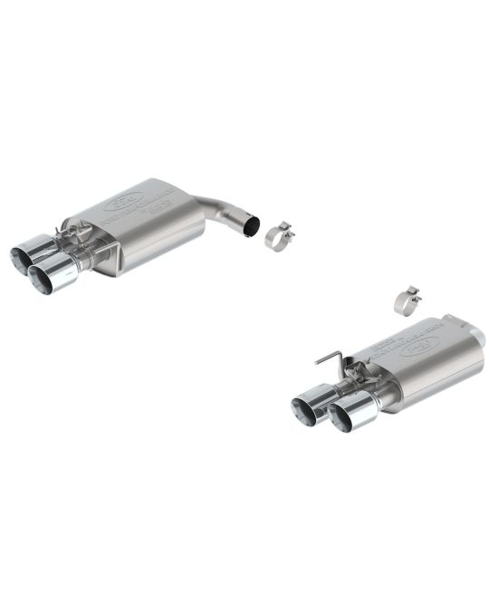 Ford Performance Borla 2.3L Sport Active Axle-Back Exhaust System With Chrome Plated Stainless Steel Exhaust Tips