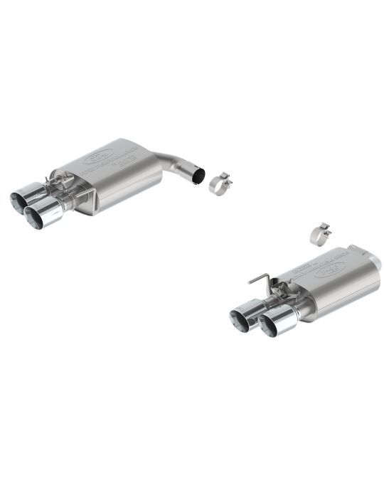 Ford Performance Borla 5.0L Extreme Active Axle-Back Exhaust System With Chrome Plated Stainless Steel Exhaust Tips