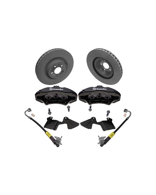 Ford Performance 6 Piston Front Brake Kit Gloss Black