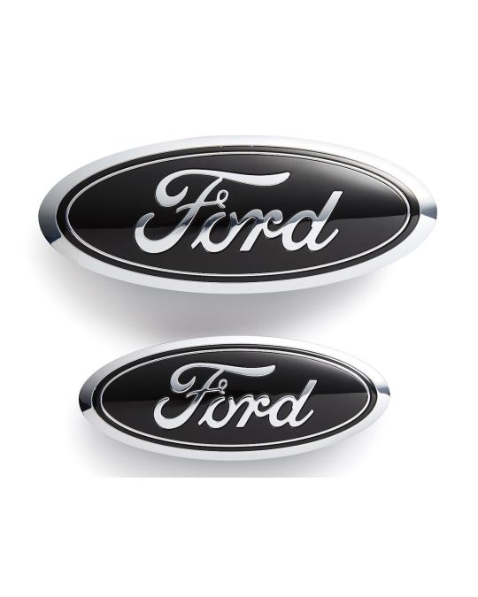 Ford Blacked Out Front Grille And Rear Tailgate Ford Oval Emblems