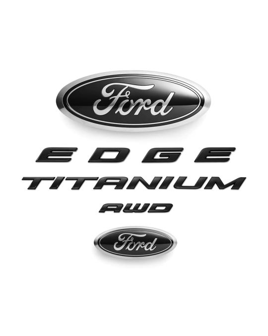 Ford Blacked Out Badges For Front And Rear For Titanium AWD