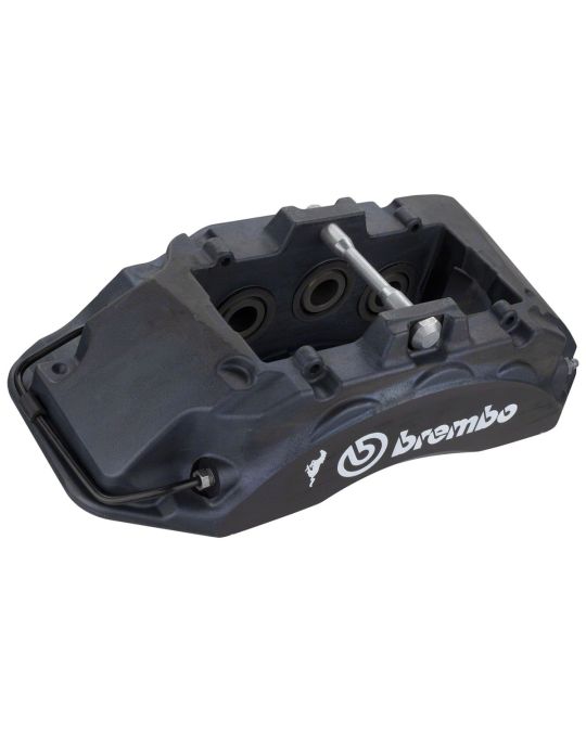 Ford Black Brake Caliper Front 6 Piston Passenger Side With White Brembo Logo