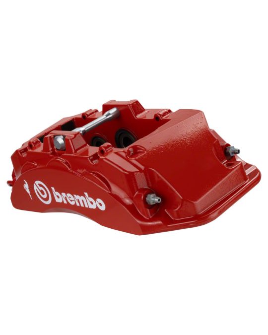 Ford Red Brake Caliper Front 6 Piston Passenger Side With White Brembo Logo