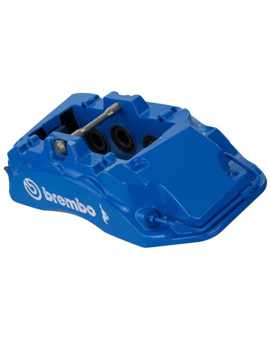 Ford Blue Brake Caliper Front 6 Piston Driver Side With White Brembo Logo