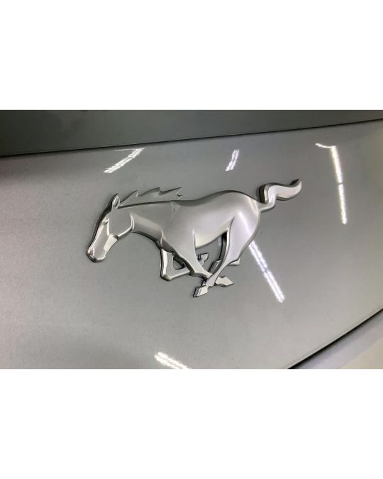 Ford Chrome Pony Rear Deck Lid Emblem