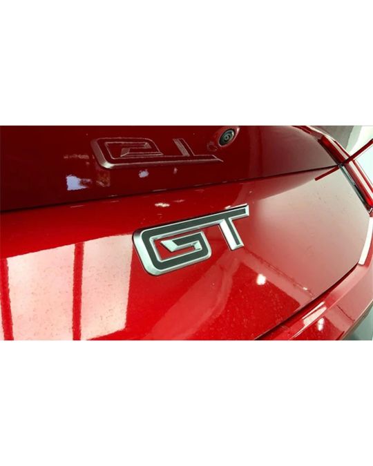 Ford Chrome & Black GT Rear Deck Lid Emblem
