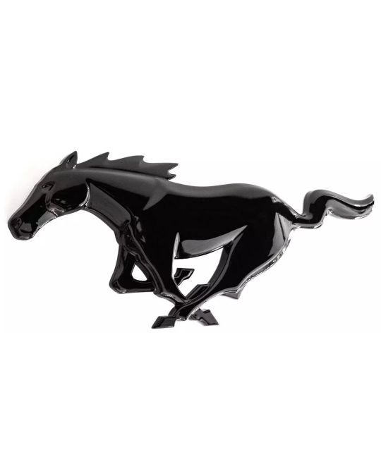 Ford Gloss Black Pony Grille Emblem From Nite Pony