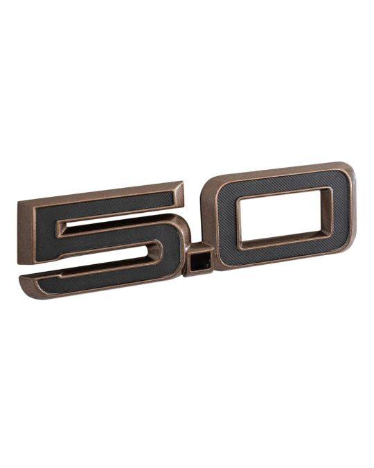 Ford Sinister Bronze 5.0 Fender Emblem 5.5"  From Bronze Appearance Package
