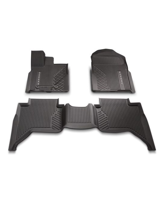 Ford All Weather Floor Liners Complete Kit For Front And Rear Rows