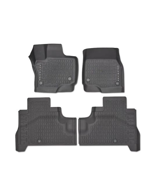 Ford All Weather Floor Liners For First And Second Rows Kit Of Four For Vehicles With Second Row Console