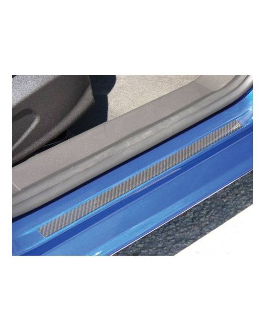 Ford Trim Kits by Polytech Foha - Door Sill Applique Carbon Black