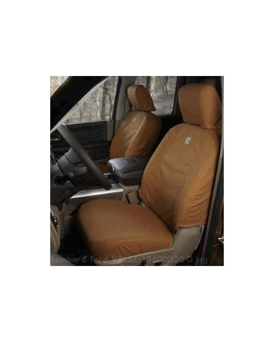 Ford Seat Savers by Covercraft - Front, Carhartt Brown